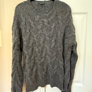 Eileen Fisher Charcoal Knit Sweater